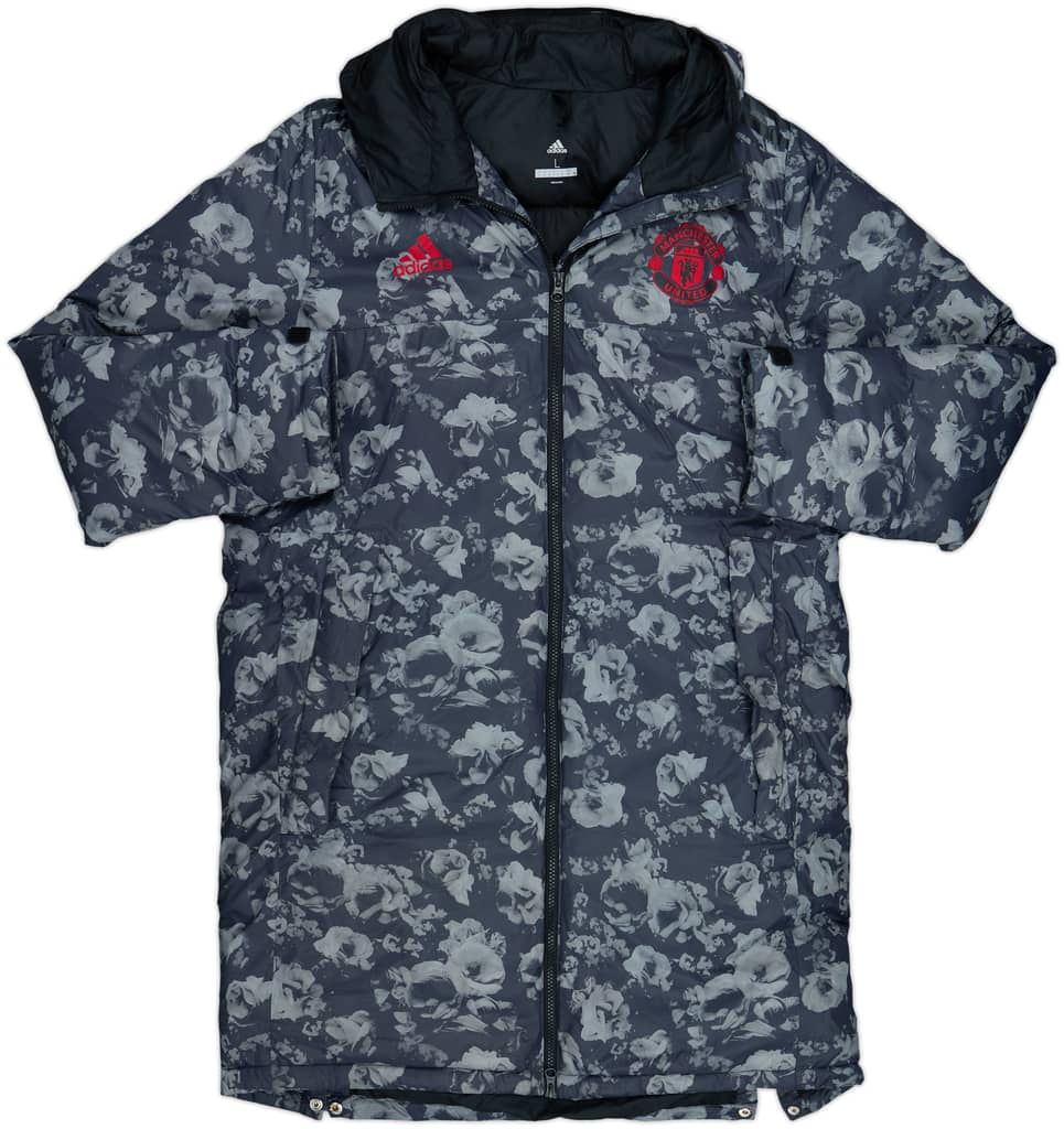2019-20 Manchester United adidas Padded Bench Coat - 10/10 - (L)
