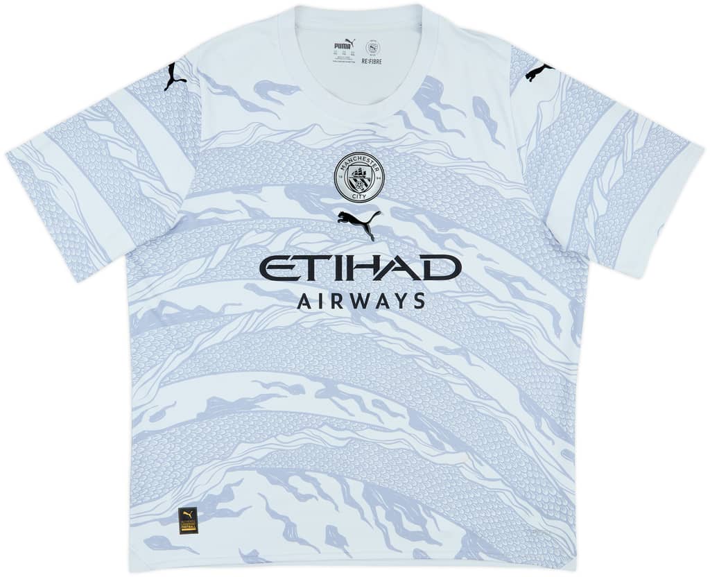 2023-24 Manchester City Puma Chinese New Year Pre-Match Training Shirt - 10/10 - (XXL)