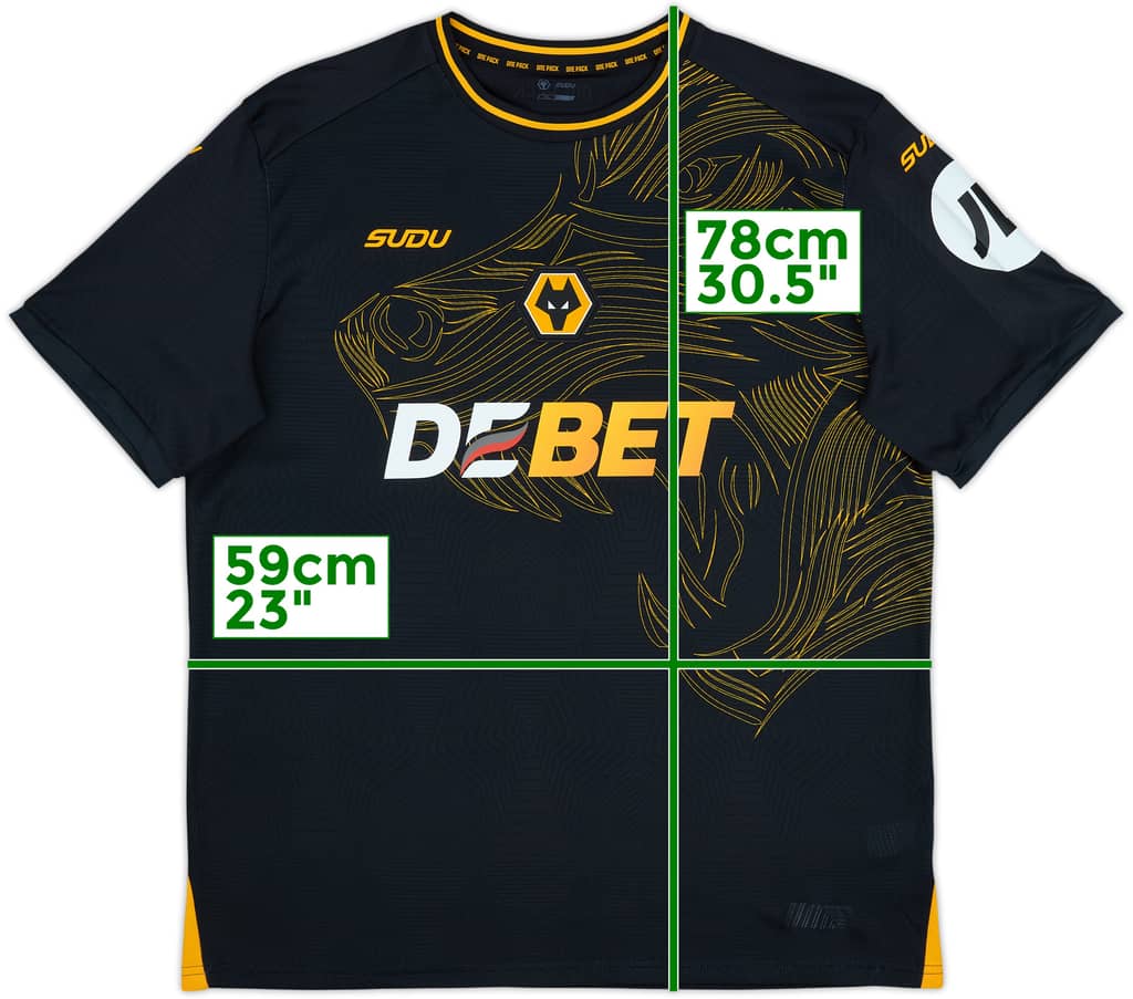 2024-25 Wolves Away Shirt - 8/10 - (XL)