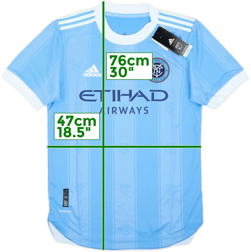 2021-22 New York City Authentic Home Shirt (S)