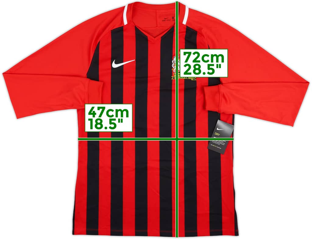 2019 Manchester City Player Issue FA Cup Pre-Match L/S Shirt (M)