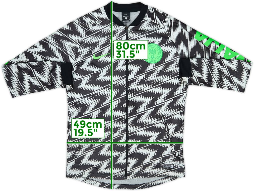 2018-19 Nigeria Nike Track Jacket - 9/10 - (M)