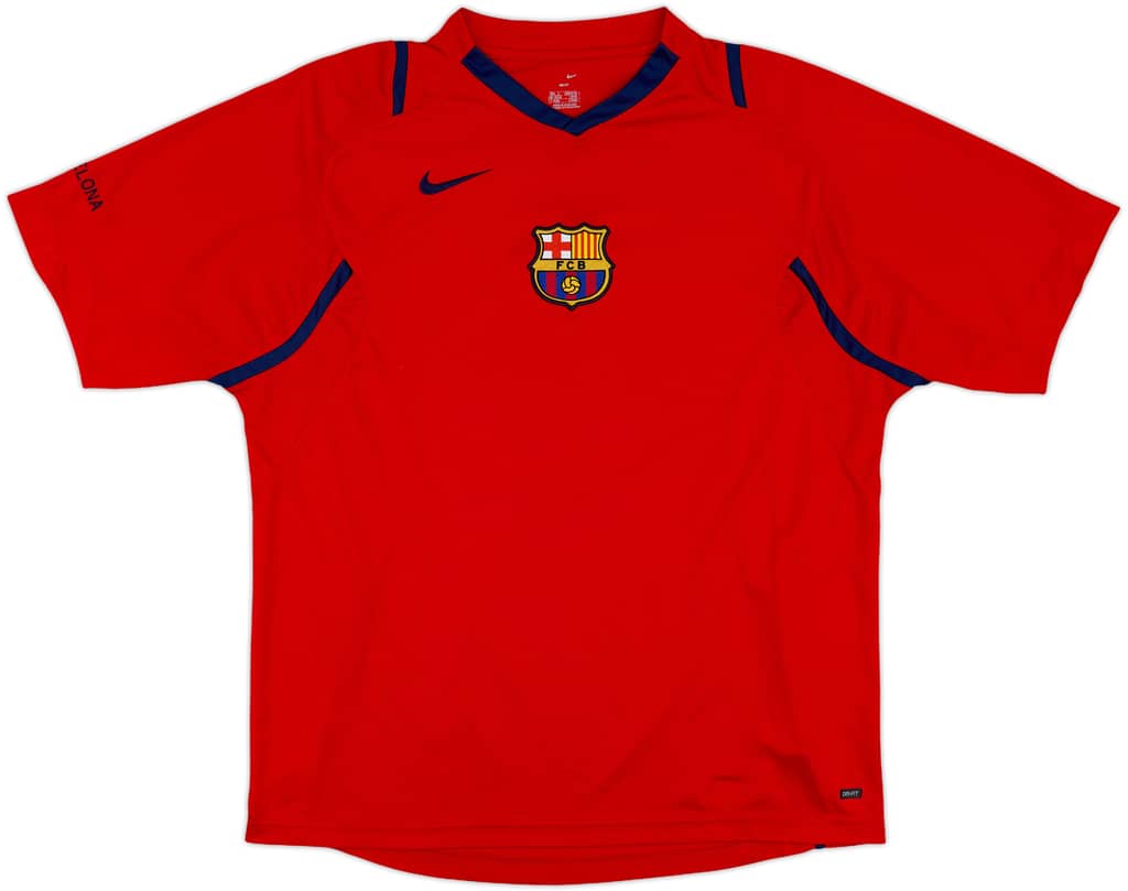 2006-07 Barcelona Nike Training Shirt - 9/10 - (L)