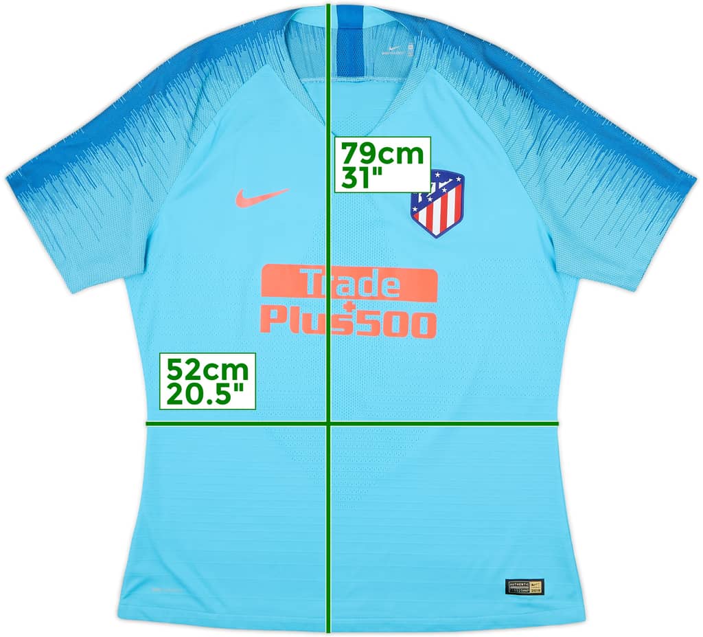 2018-19 Atletico Madrid Authentic Away Shirt - 10/10 - (XL)