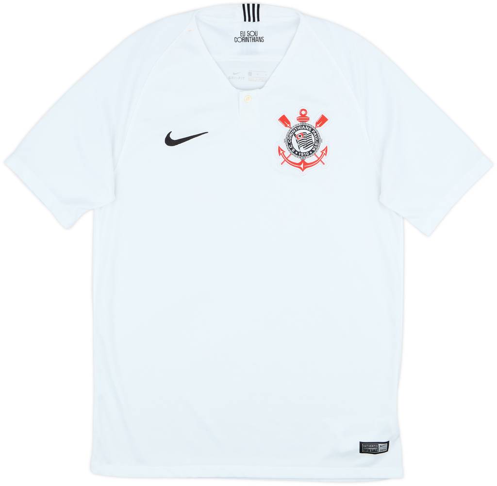 2018 Corinthians Home Shirt - 9/10 - (M)