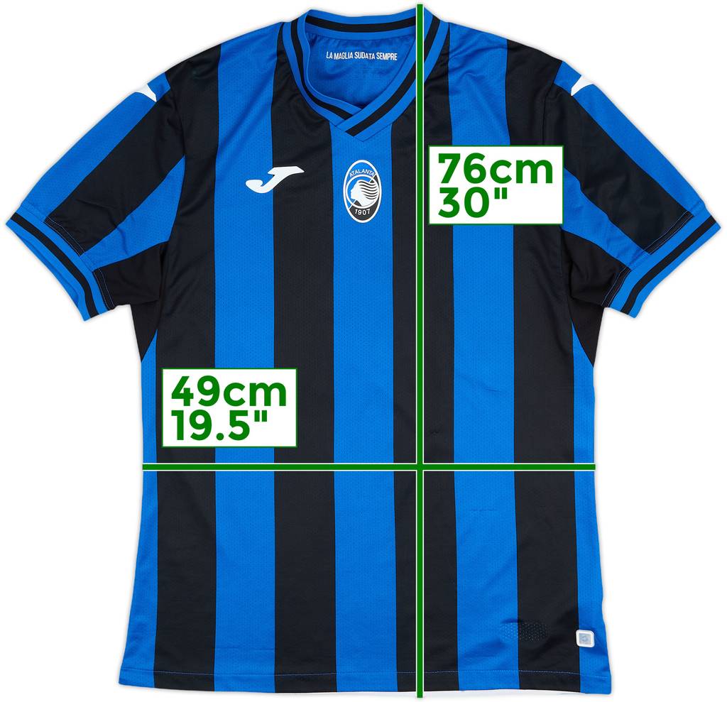 2022-23 Atalanta Home Shirt - 8/10 - (M)