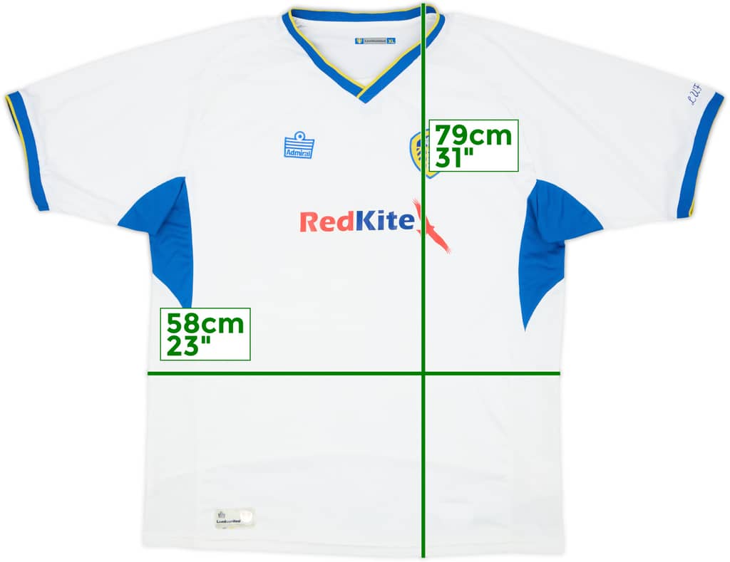 2007-08 Leeds United Home Shirt - 6/10 - (XL)