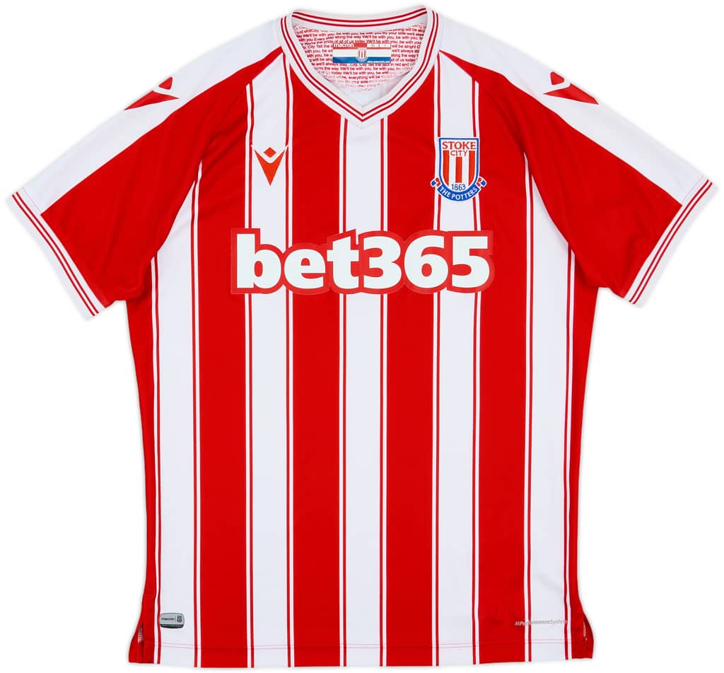 2020-21 Stoke City Home Shirt - 10/10 - (S)