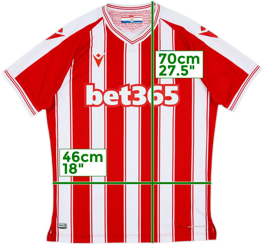 2020-21 Stoke City Home Shirt - 10/10 - (S)
