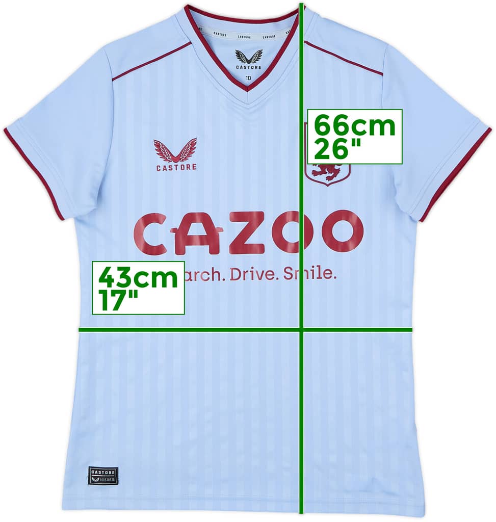 2022-23 Aston Villa Away Shirt - 9/10 - (Women's S)