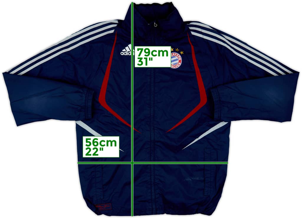 2009-10 Bayern Munich adidas Hooded Rain Jacket - 5/10 - (S)