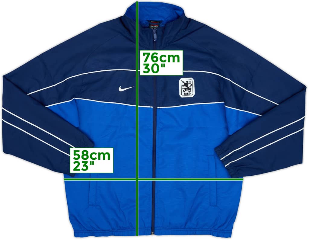 2001-02 1860 Munich Nike Track Jacket - 8/10 - (M)