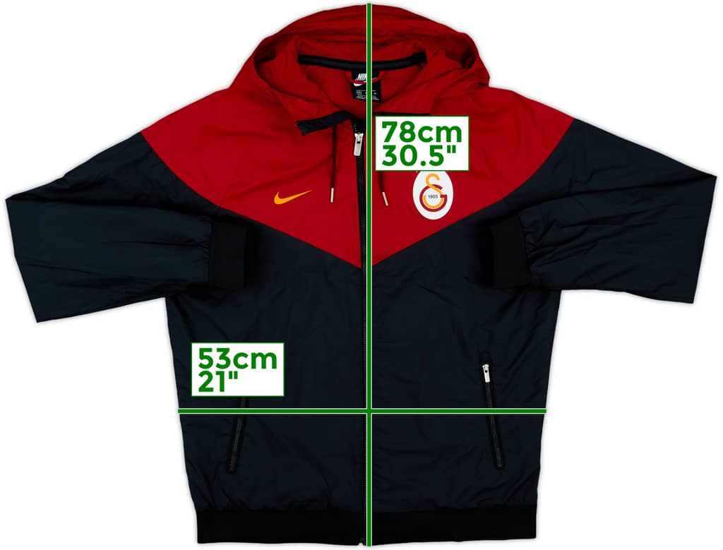 2018-19 Galatasaray Nike Hooded Track Jacket - 8/10 - (M)