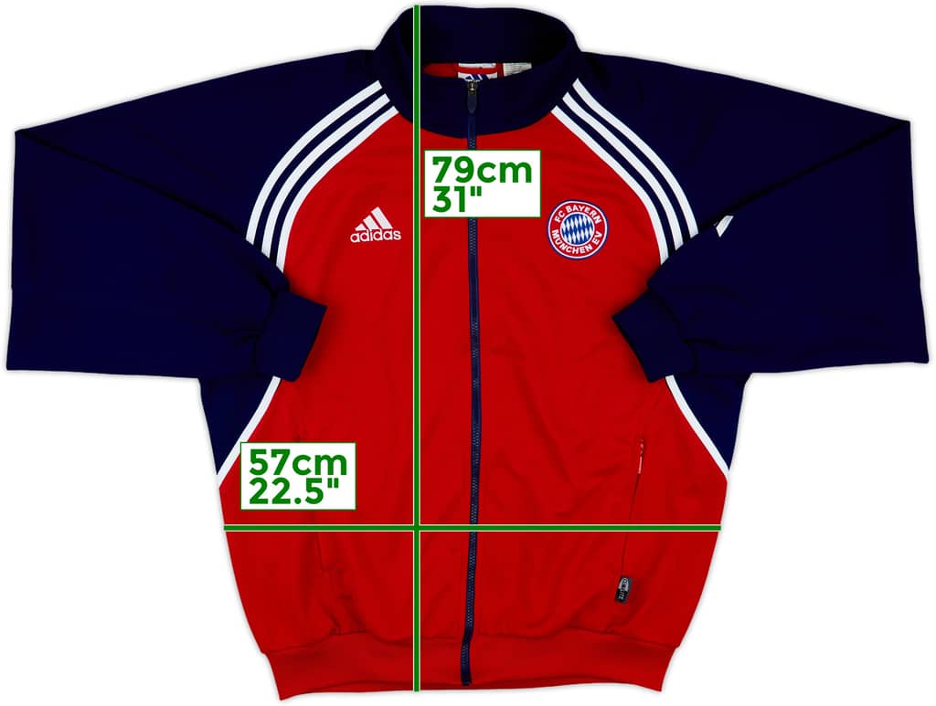 2000-01 Bayern Munich adidas Track Jacket - 8/10 - (L/XL)