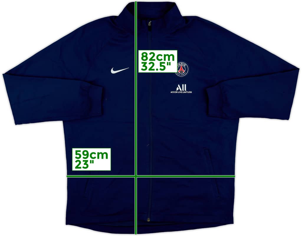 2020-21 Paris Saint-Germain Nike Track Jacket - 6/10 - (XL)