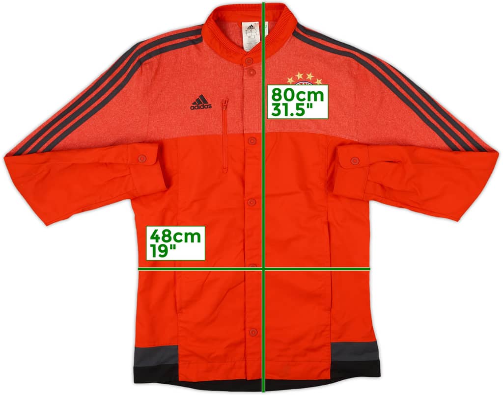 2014-15 Bayern Munich adidas Track Jacket - 8/10 - (S)