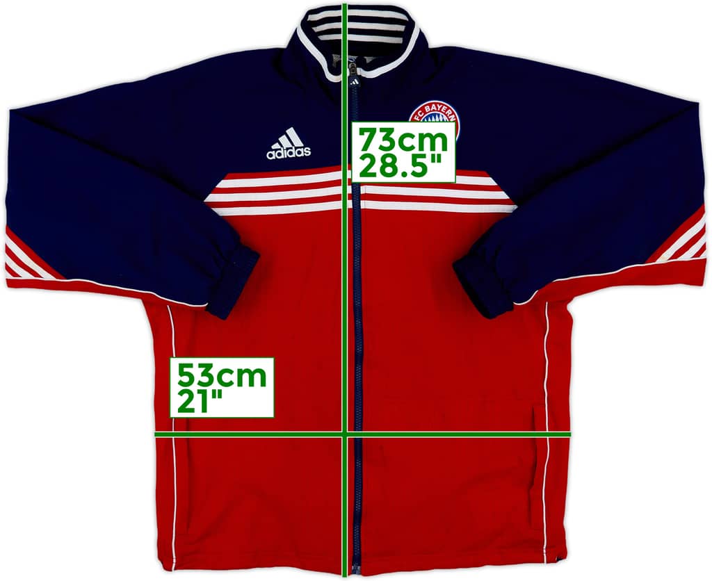 1998-00 Bayern Munich adidas Track Jacket - 6/10 - (XL.Boys)