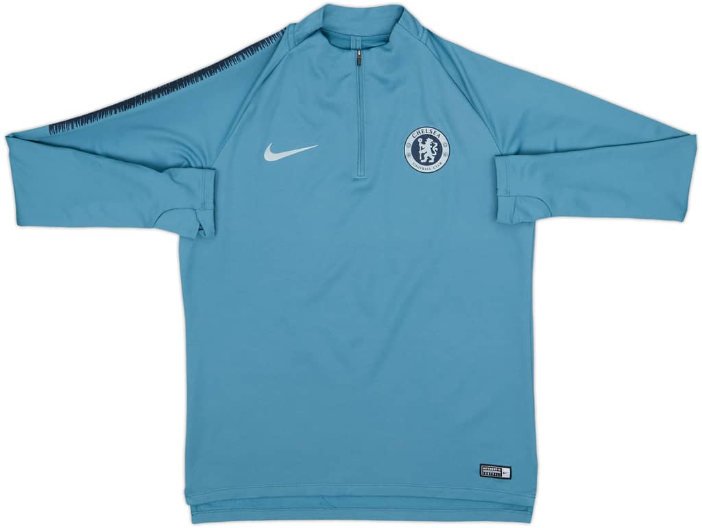 2018-19 Chelsea Nike 1/4 Zip Drill Top - 10/10 - (M)