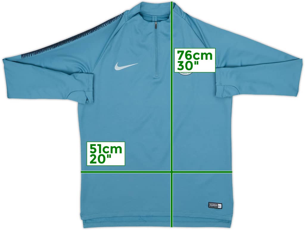 2018-19 Chelsea Nike 1/4 Zip Drill Top - 10/10 - (M)