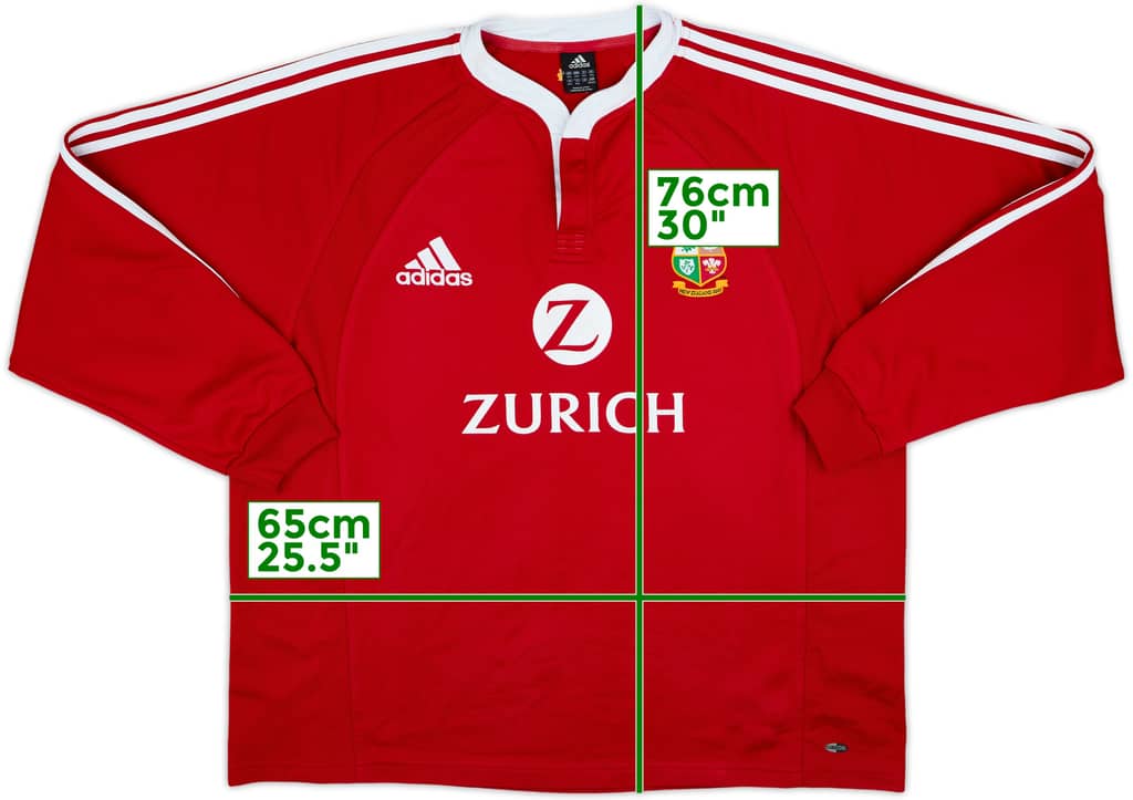 2005 British & Irish Lions Home L/S Shirt - 6/10 - (XXL)