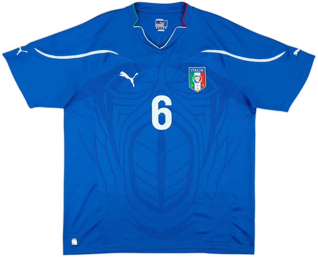 2010-12 Italy Home Shirt De Rossi #6