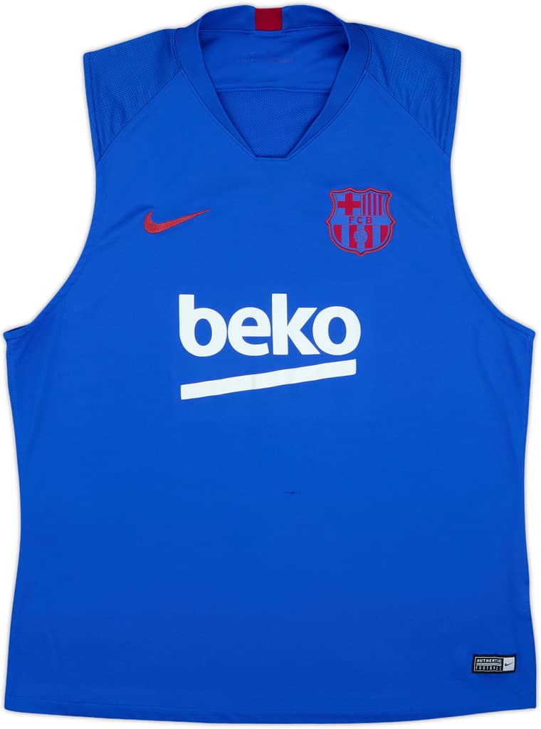 2019-20 Barcelona Nike Training Vest - 8/10 - (XL)
