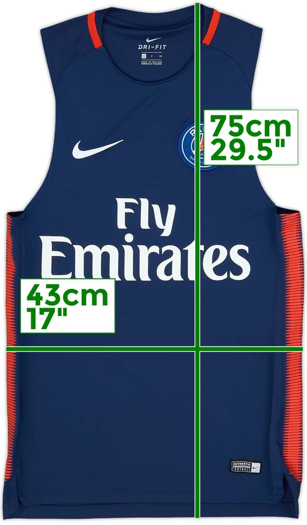 2017-18 Paris Saint-Germain Nike Training Vest - 10/10 - (S)