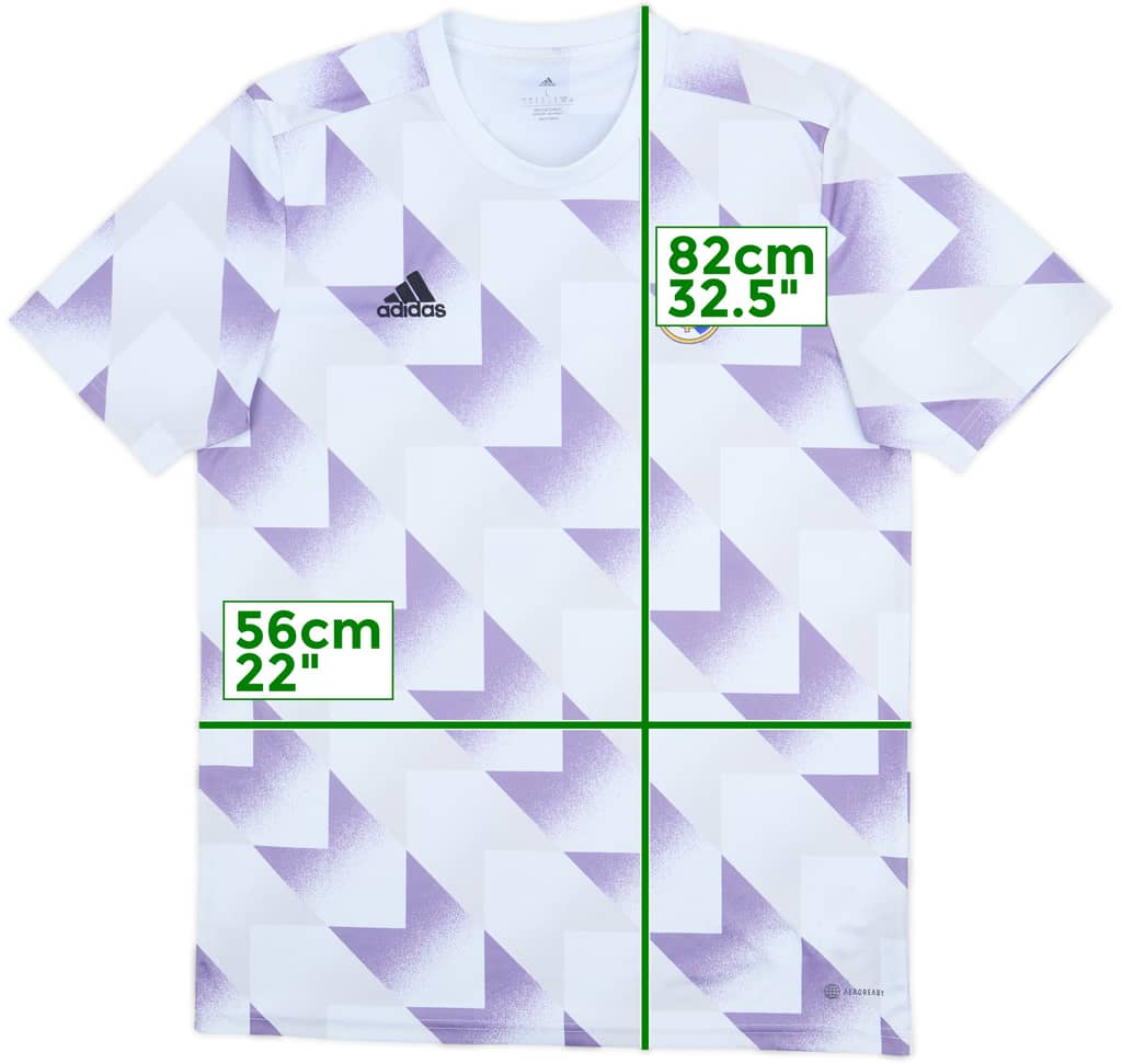 2022-23 Real Madrid adidas Training Shirt - 7/10 - (L)