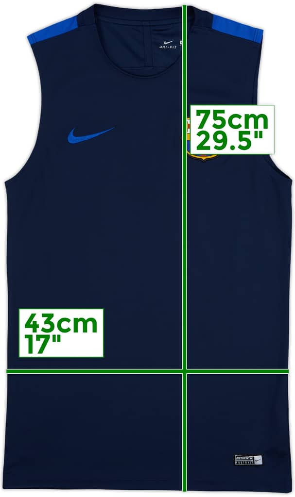 2016-17 Barcelona Nike Training Shirt - 9/10 - (S)