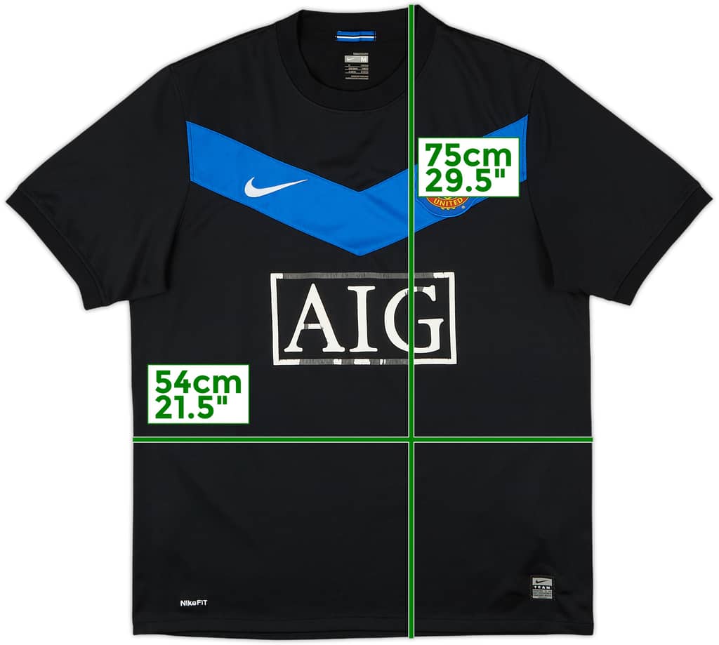 2009-10 Manchester United Away Shirt - 4/10 - (M)