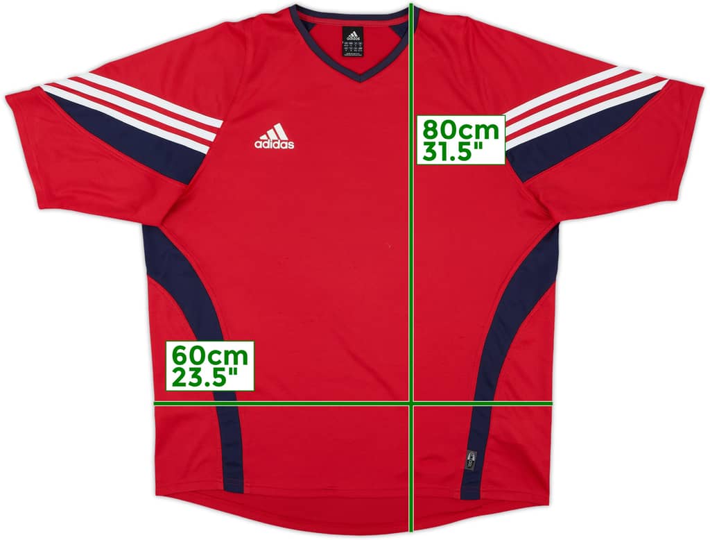 2003-04 Bayern Munich adidas Training Shirt - 8/10 - (XXL)