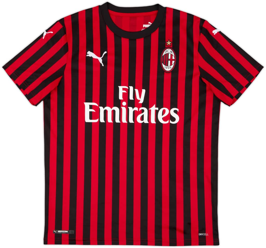 2019-20 AC Milan Home Shirt - 10/10 - (XL.Boys)