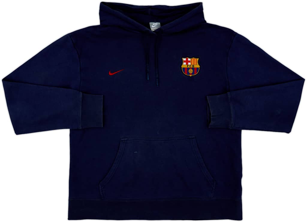 2009-10 Barcelona Nike Hooded Top - 7/10 - (XL)
