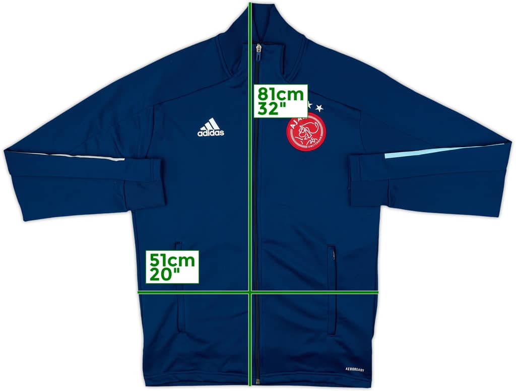 2020-21 Ajax adidas Track Jacket - 8/10 - (L)