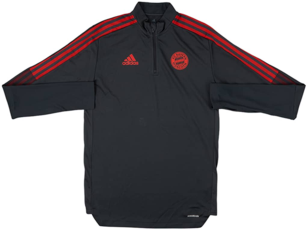 2020-21 Bayern Munich adidas 1/4 Zip Drill Top - 8/10 - (S)