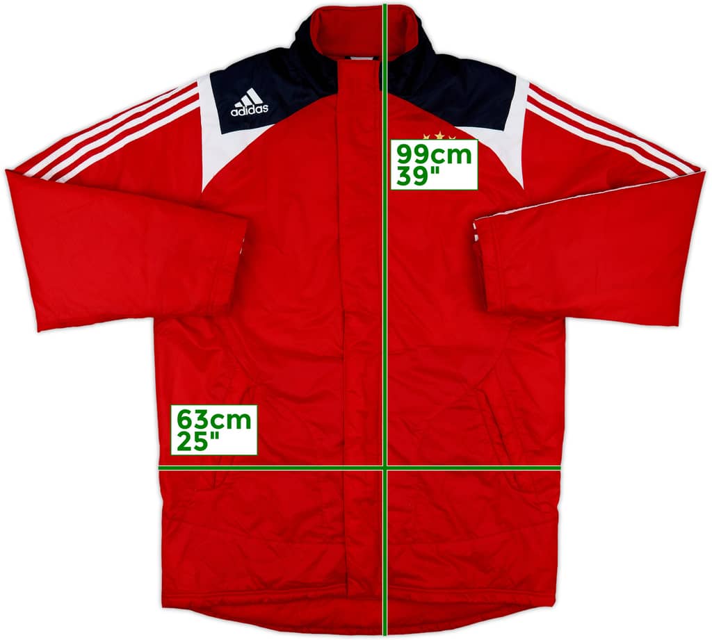 2007-08 Bayern Munich adidas Padded Bench Coat - 9/10 - (M/L)
