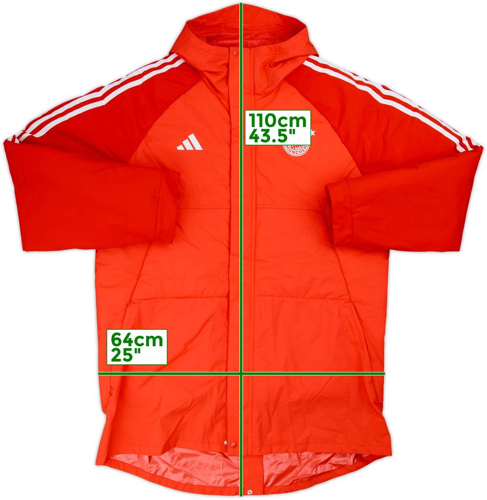2023-24 Bayern Munich adidas Padded Bench Coat - 10/10 - (XL)