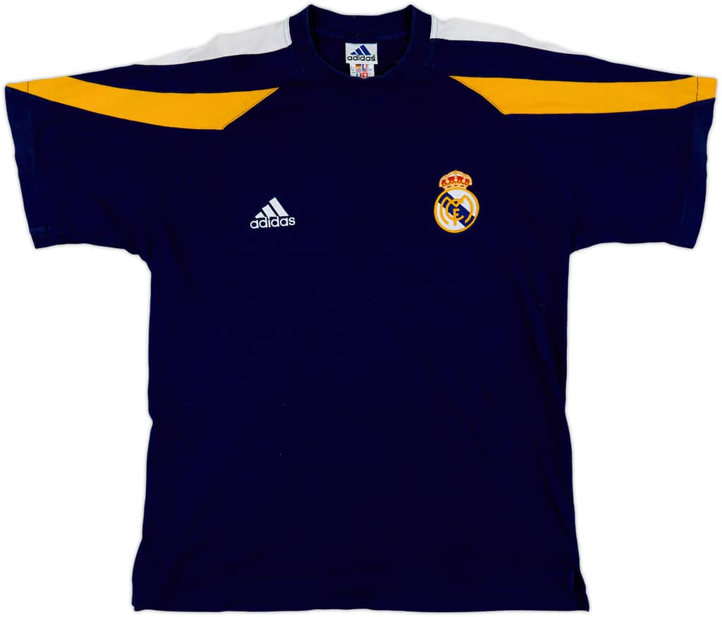 1998-00 Real Madrid adidas Cotton Tee - 9/10 - (L/XL)