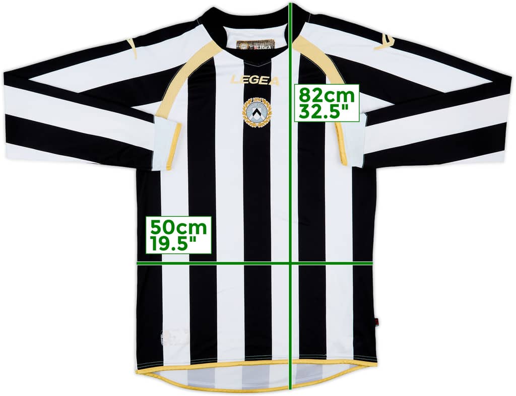 2010-11 Udinese Home L/S Shirt - 6/10 - (XL)