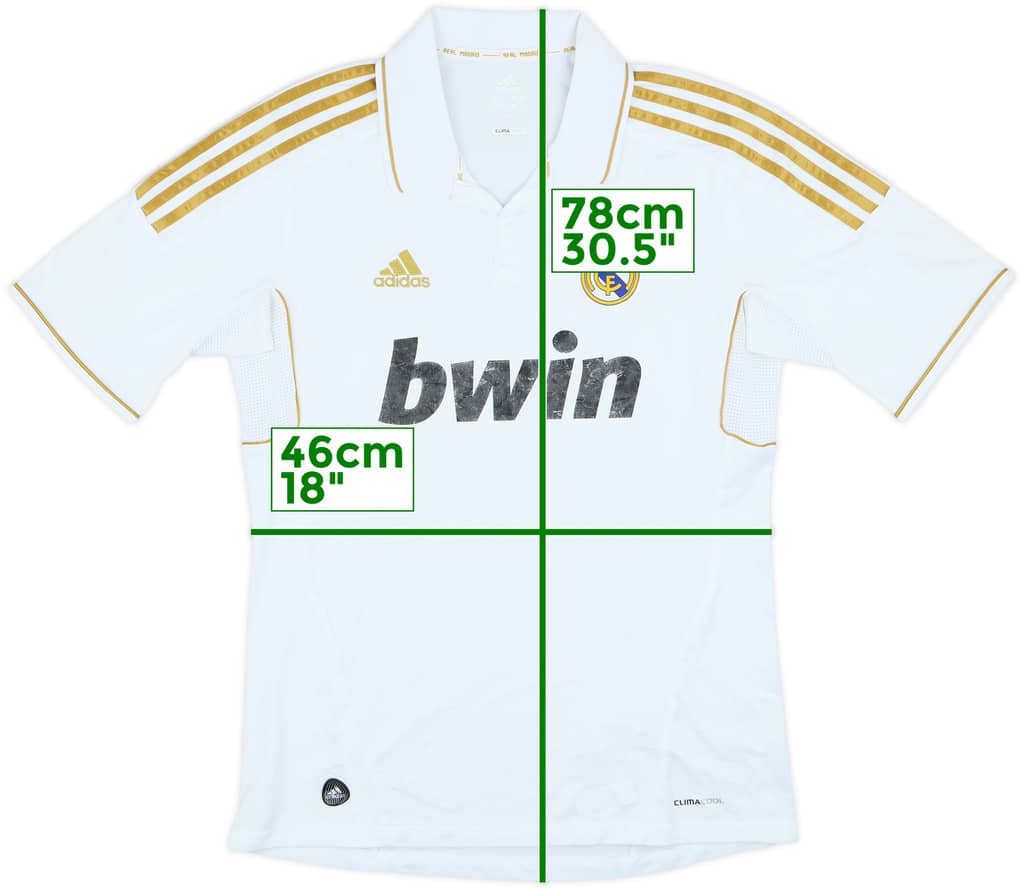 2011-12 Real Madrid Home Shirt - 5/10 - (M)