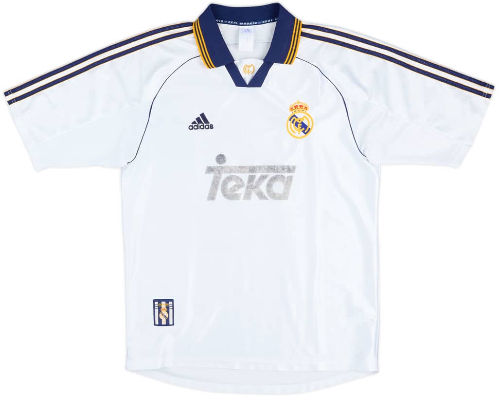 1998-00 Real Madrid Home Shirt - 4/10 - (M)