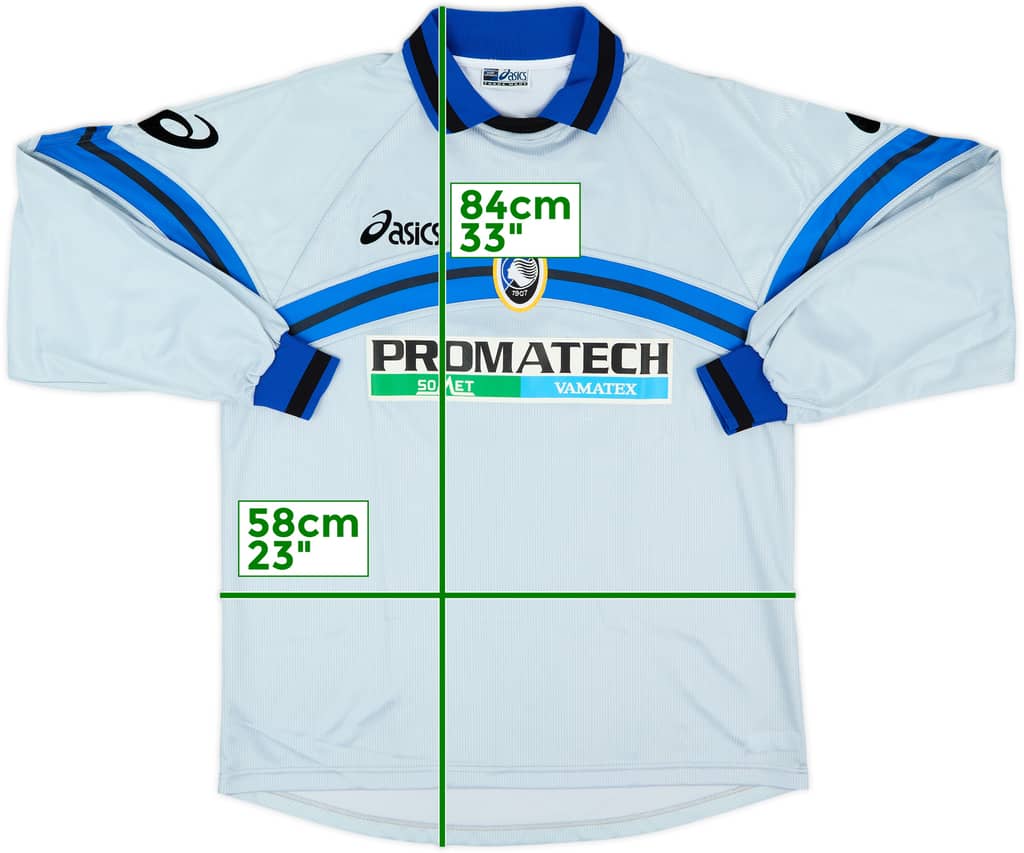 2003-04 Atalanta Asics Training L/S Shirt - 7/10 - (XXL)