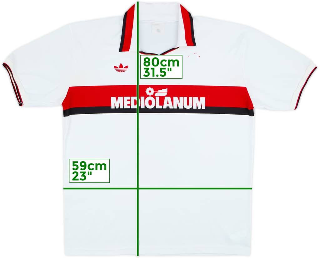 1990-91 AC Milan Away Shirt - 5/10 - (XL)