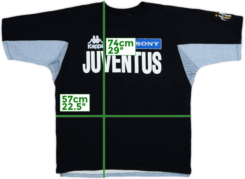 1994-95 Juventus Kappa S/S Sweat Top - 8/10 - (XL)
