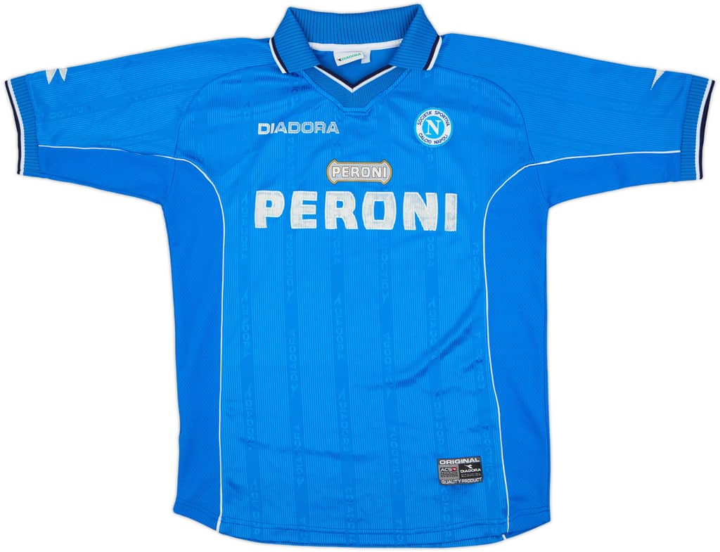 2000-01 Napoli Home Shirt - 5/10 - (L)