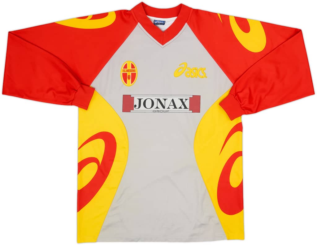 2001-02 Messina Asics Training L/S Shirt - 8/10 - (L)