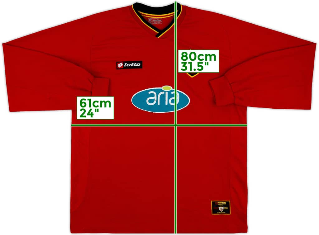 2001-02 Galatasaray Third L/S Shirt - 6/10 - (XXL)