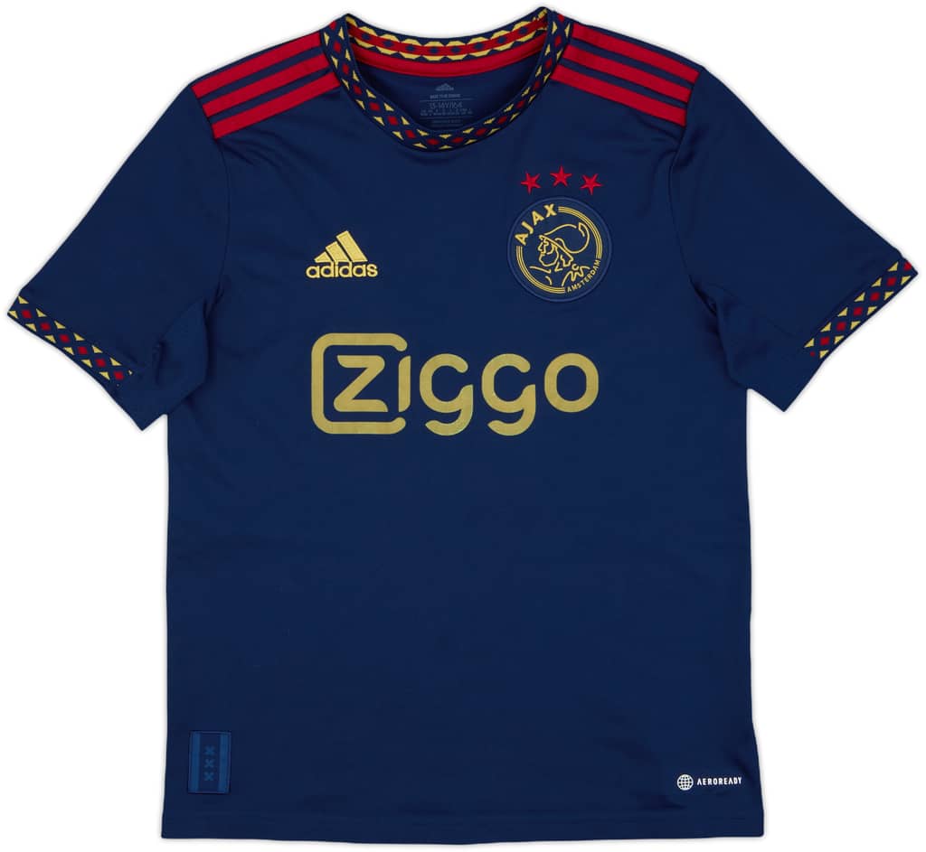 2022-23 Ajax Away Shirt - 7/10 - (L.Boys)