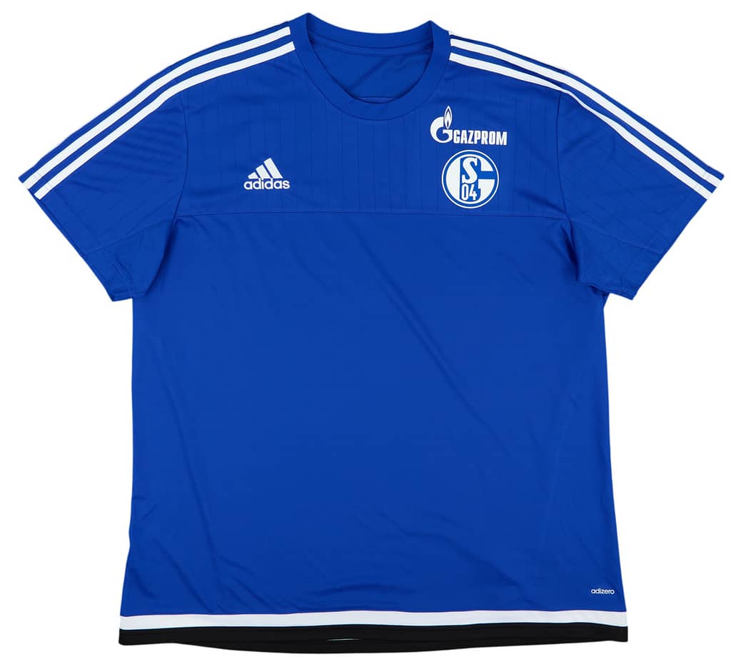 2015-16 Schalke adidas Training Shirt - 8/10 - (XXL)