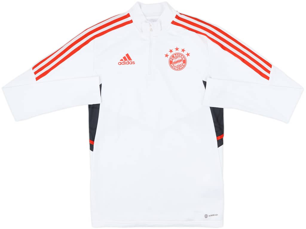 2022-23 Bayern Munich adidas 1/4 Zip Drill Top - 7/10 - (S)